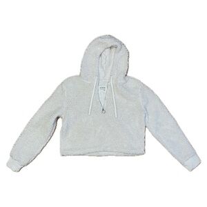 Cotton On Cropped Fuzzy Hoodie